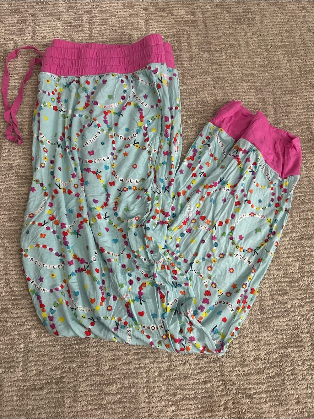 Little Sleepies Friendship Bracelet Pajama Pants- XL